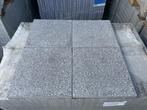 Veiling - 57,6 m2 Terrastegel Bremen 40x40x4 grijs gestraald, Nieuw