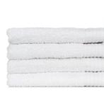 Handdoek Wit 50x100cm 100% Katoen 500 GSM - Treb TT, Verzenden, Nieuw, Overige kleuren, Theedoek of Handdoek
