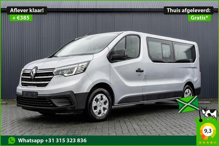 Renault Trafic dCi 150PK | L2H1 | 9-Zits | LED | Navigatie |, Auto's, Bestelauto's, Lease, Handgeschakeld, Gebruikt, Renault, Grijs
