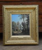 Louis De Maertelaere (1819-1864) - Boslandschap met jager en