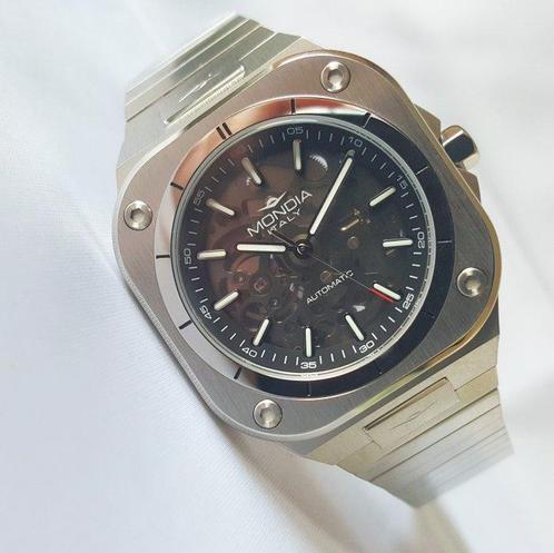 Mondia - Automatic - Skeleton - 24 Jewels - New - Zonder, Sieraden, Tassen en Uiterlijk, Horloges | Heren