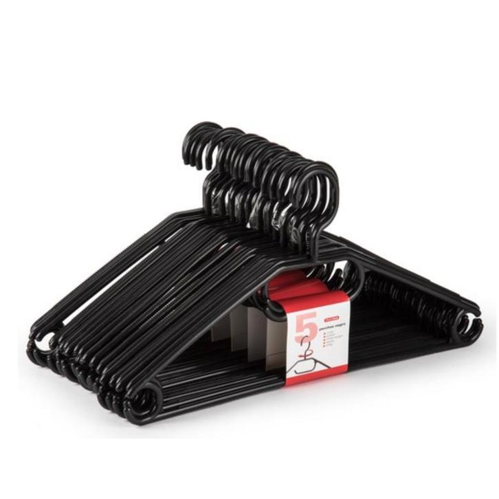 Set 20x Kledinghangers Zwart – Kunststof – Draaibare Haak, Huis en Inrichting, Stoelen, Ophalen of Verzenden