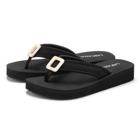Lascana Badslippers Sandaal, pantoffel, badslipper met, Kleding | Dames, Schoenen, Nieuw, Verzenden