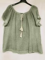 Boho top van linnen met raglan mouwen - ronde hals met, Kleding | Dames, Nieuw
