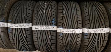 4x 225-45-16 Uniroyal Zomer 8mm €60 Per Band 225 45 16 beschikbaar voor biedingen
