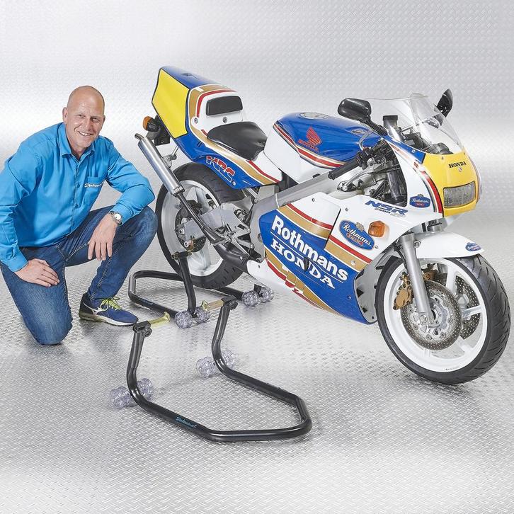 Datona Paddockstand Black Xtreme voorwiel + achterwiel -, Motoren, Onderdelen | Merk-onafhankelijk, Nieuw, Ophalen of Verzenden