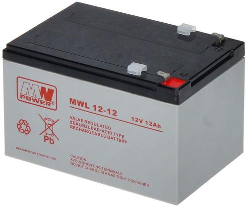 WL4 SB-12-120 12VDC 12Ah accu voor bijvoorbeeld een, Doe-het-zelf en Verbouw, Zonnepanelen en Toebehoren, Nieuw, Ophalen of Verzenden