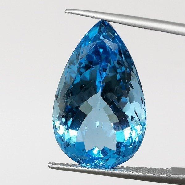 Blauw Topaas - 28.34 ct - Instituto Gemólogico Español (IGE), Sieraden, Tassen en Uiterlijk, Edelstenen