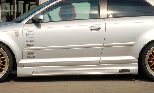Rieger side skirt | Audi A3 8P 2008-2013 3D / Cabrio | ABS |, Auto-onderdelen, Carrosserie en Plaatwerk, Nieuw, Audi, Ophalen of Verzenden