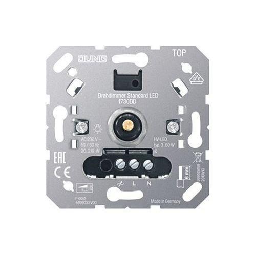 JUNG druk/draai Led Dimmer standaard 1730DD, Doe-het-zelf en Verbouw, Elektra en Kabels, Nieuw, Ophalen of Verzenden