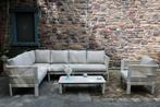 Veneto hoek loungeset 4 delig aluminium latte zand rope, Ophalen of Verzenden, Nieuw, Aluminium