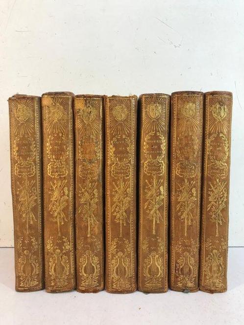 Jean Racine / Luneau de Boisjermain / Gravelot - Oeuvres de, Antiek en Kunst, Antiek | Boeken en Bijbels