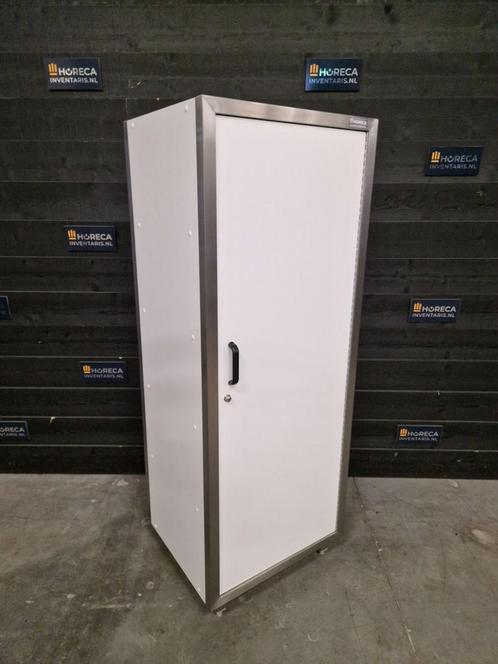 Buffetkast | 1-deurs | RVS met trespa | wit | 68 cm, Zakelijke goederen, Horeca | Keukenapparatuur, Gebruikt, RVS Meubilair