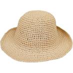 Capelli New York Strohoed met handgemaakte structuur, Kleding | Dames, Hoeden en Petten, Verzenden, Nieuw