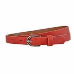 Landley Smalle Dames Riem - Leer - Tailleriem - Rood - 95, Kleding | Dames, Riemen en Ceinturen, Verzenden, Nieuw, Rood, 3 tot 5 cm