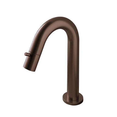 Fonteinkraan Hotbath Dude 1-knop gebogen 19.3 cm Rond, Doe-het-zelf en Verbouw, Sanitair, Kraan, Nieuw, Ophalen of Verzenden