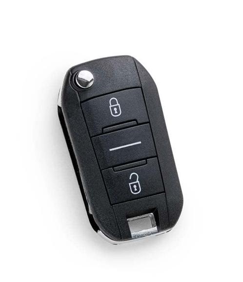 Peugeot 3008 (2016-2022) klapsleutel, 3 knop remote, Auto-onderdelen, Overige Auto-onderdelen, Ophalen