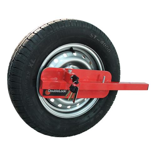 Doublelock Wielklem compact Buffalo Red SCM wielen 13 t/m, Auto diversen, Aanhangwagen-onderdelen, Ophalen of Verzenden
