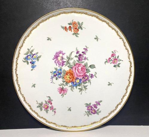 Taartschaal - Plat à gâteau - Emaille, Porselein, Antiek en Kunst, Antiek | Meubels | Tafels