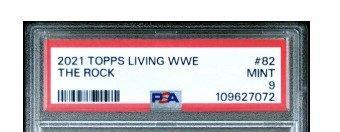 2021 Topps WWE The Rock #82 PSA 9 Graded card, Verzamelen, Stickers