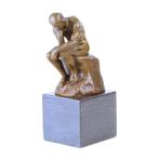 De Denker - Bronzen Beeld - Brons Beeld - Sculptuur - Kunst, Antiek en Kunst, Verzenden