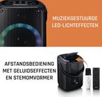 Lenco BTC-060BK - Draadloze Bluetooth Speaker 20W - Karaokes, Verzenden, Nieuw in verpakking
