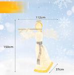 2dekans | engel met led - 150 cm - kerstdecoratie, Diversen, Kerst, Ophalen of Verzenden, Zo goed als nieuw