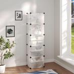 vidaXL Schoenenrek 44x31,5x153,5 cm polypropeen transparant, Verzenden, Nieuw