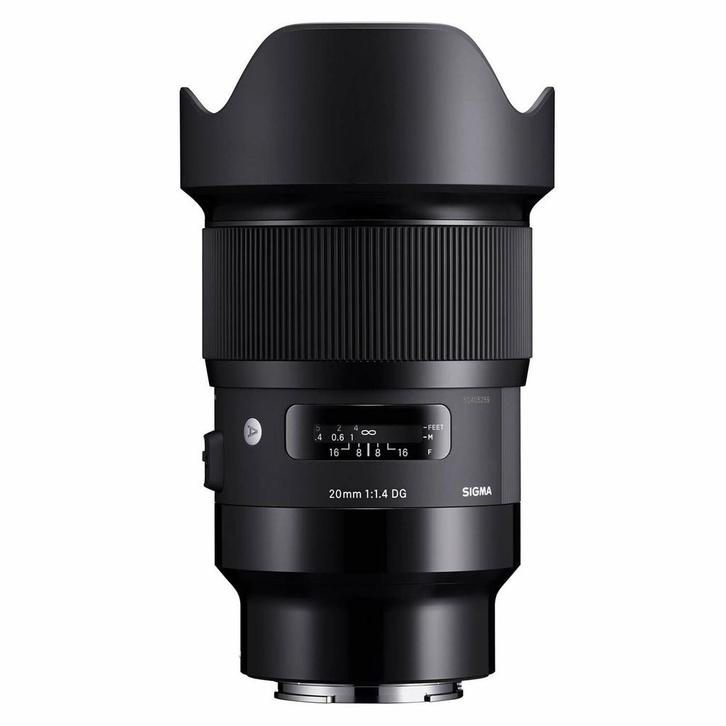 Sigma 20mm F1.4 DG HSM Art Sony E-mount - Nieuw!, Audio, Tv en Foto, Fotografie | Lenzen en Objectieven, Groothoeklens, Nieuw