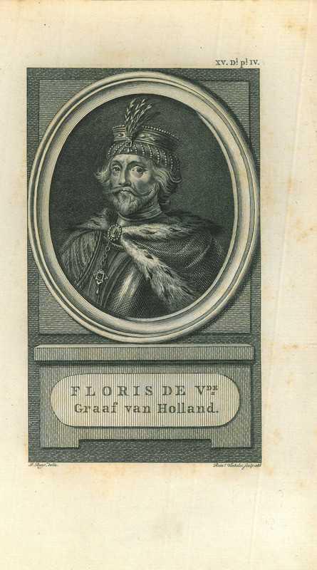 Portrait of Floris V, Count of Holland and Zeeland, Antiek en Kunst, Kunst | Etsen en Gravures
