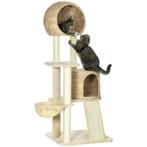 TRUUSK Krabpaal Kat Met Kattenhuis Van Rattan, Meerdere Plat, Dieren en Toebehoren, Verzenden, Nieuw