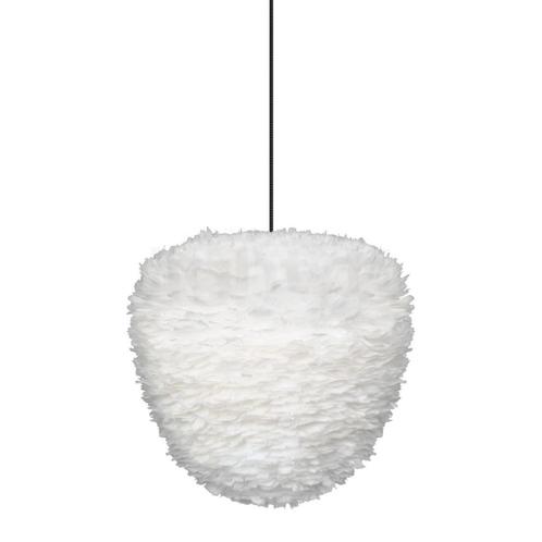 Umage Eos Evia Hanglamp, lampenkap wit/kabel zwart - ø¸55, Huis en Inrichting, Lampen | Hanglampen, Nieuw, Verzenden