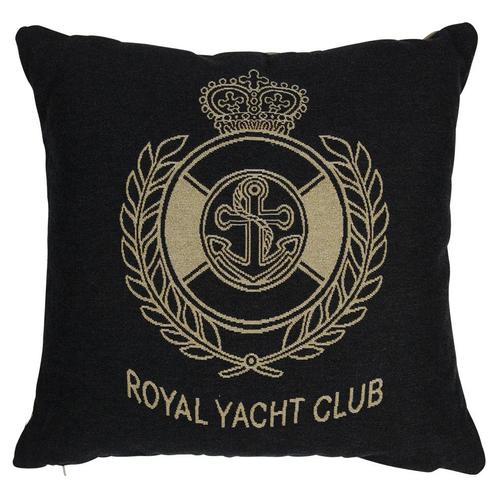 gobelin kussen antraciet royal yacht club 45x45cm*, Huis en Inrichting, Woonaccessoires | Overige, Verzenden