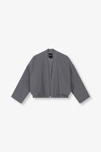 -40% Alix The Label  Alix The Label Crinkle blazer -  maat, Kleding | Dames, Verzenden, Nieuw, Grijs