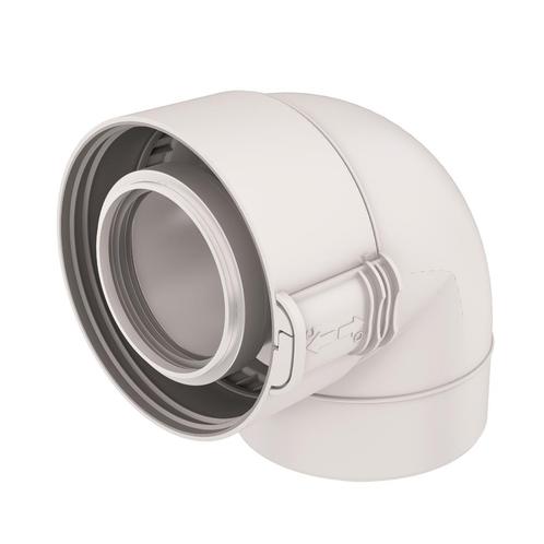 UbiFit Bocht 87° Klemband Conc PP/KS 60/100 wit, Doe-het-zelf en Verbouw, Overige Doe-het-zelf en Verbouw, Ophalen of Verzenden