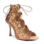PD805 Pro Premium Brons Glitter Dansschoenen, Verzenden, Nieuw