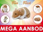 Knuffel hamster - Het grootste aanbod pluche hamsters, Nieuw, Overige typen, Ophalen of Verzenden