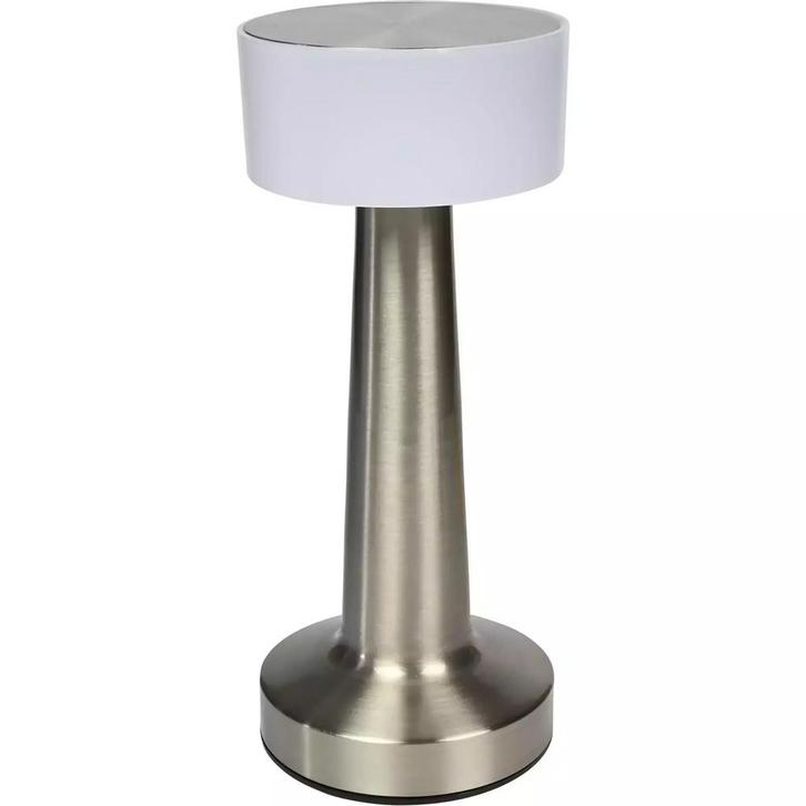 Benson Oplaadbare LED tafellamp - Touchbediening - Zilver..., Huis en Inrichting, Lampen | Wandlampen, Nieuw, Ophalen of Verzenden