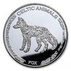 Chad - Celtic Animals - Fox 1 oz 2019 (5.000 oplage), Zilver, Losse munt, Overige landen, Verzenden