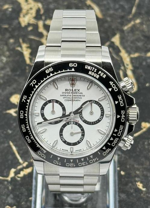 Rolex Daytona - 126500LN - White Dial - New 2025 - Panda, Sieraden, Tassen en Uiterlijk, Horloges | Heren, Staal, Nieuw, Staal