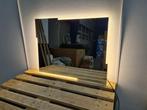 Badkamerspiegel Gliss Design Melite 90x70 cm Met LED, Ophalen of Verzenden, Nieuw, Bad