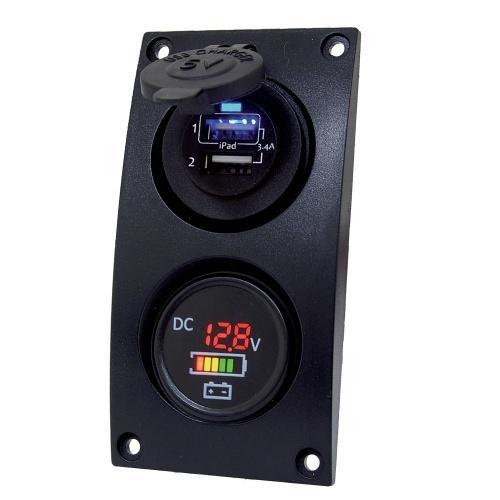 Talamex Curved add-on paneel met dubbele USB aansluiting en, Watersport en Boten, Accessoires en Onderhoud, Nieuw, Ophalen of Verzenden