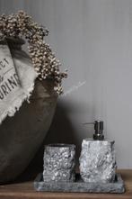 Brynxz badkamer set Rockstone Grey olive 15 cm, Nieuw, Ophalen of Verzenden