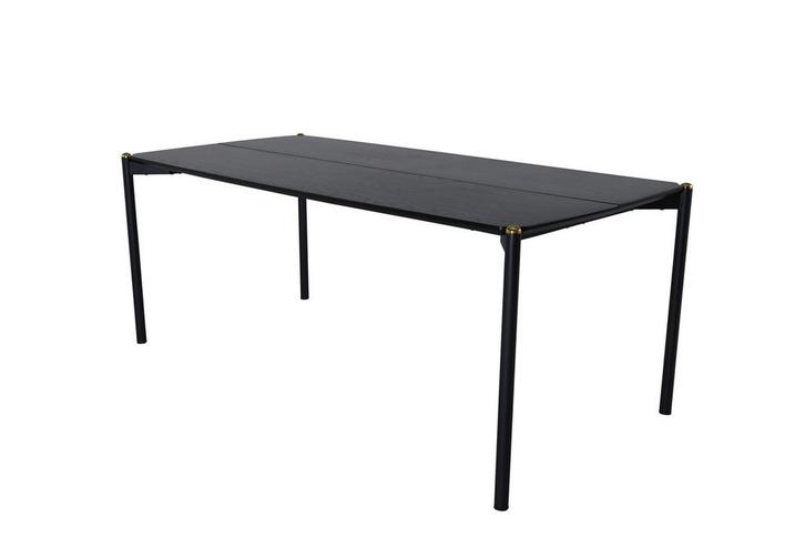 Eettafel - Alex - 190x90 cm - Zwart - Jörn, Huis en Inrichting, Tafels | Eettafels, Verzenden
