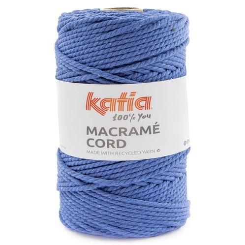 Katia Macramé Cord - 120 jeansblauw - Katoen Garen, Hobby en Vrije tijd, Breien en Haken, Ophalen of Verzenden