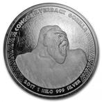 Congo / Kongo Gorilla 1 kg 2017, Postzegels en Munten, Munten | Afrika, Verzenden, Overige landen, Losse munt, Zilver