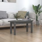 vidaXL Salontafel 80x40x35 cm massief grenenhout grijs, Huis en Inrichting, Tafels | Salontafels, Minder dan 50 cm, 50 tot 100 cm