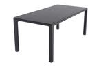 Chaneo tuintafel - 180x90 cm. - Antraciet, Verzenden, Nieuw, Rond, Overige materialen