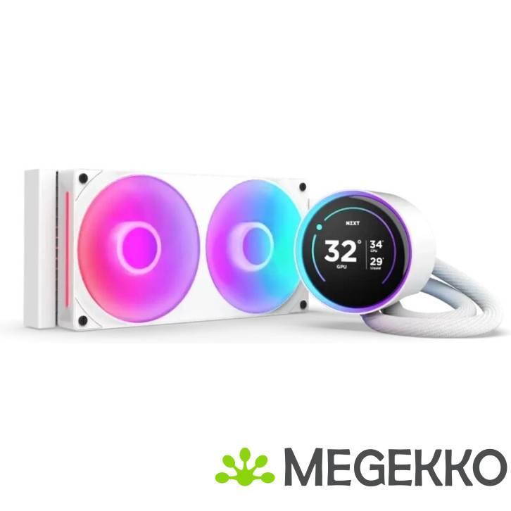 NZXT Kraken Elite 240 RGB White 2024, Computers en Software, Computerkoelers, Nieuw, Verzenden