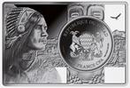 Tsjaad. 1000 Francs 1 oz Chad Buffalo Silver Coin-bar Set